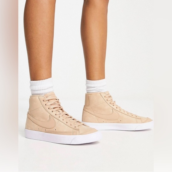 Nike Shoes - Nike Women's Blazer Mid Premium Sneakers ‘Vachetta Tan' DQ7572-200 Size 9